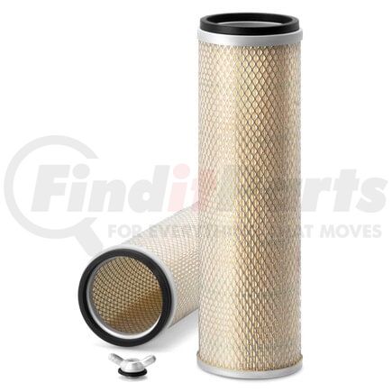 AF4589 by FLEETGUARD - Air Filter - Secondary, With Gasket/Seal, 4.61 in. OD, John Deere T46317
