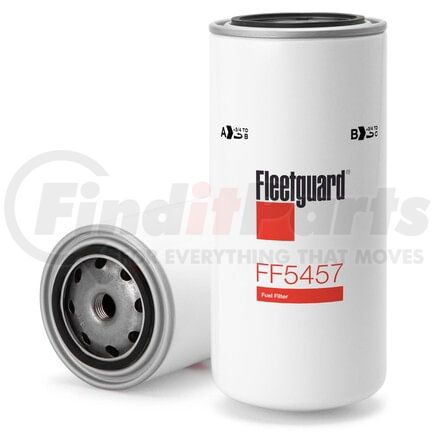 Fleetguard FF5457 Fuel Filter Fuel Filter, Spin-On, StrataPore