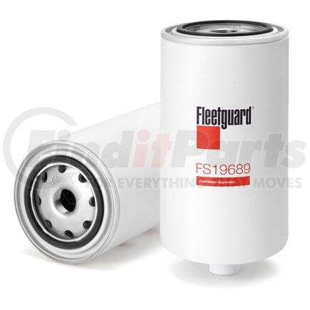 Fleetguard FS19689 Fuel Filter Fuel/Water Separator, Spin-On