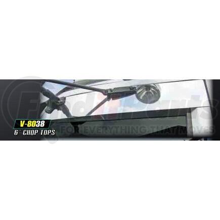 Aranda V-8038-A Chop Top Door Trim Chop Top Door Trim - 6 Inch, Aluminum