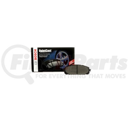 Bosch BC1843 Disc Brake Pad Set Bosch QuietCast Brake Pads