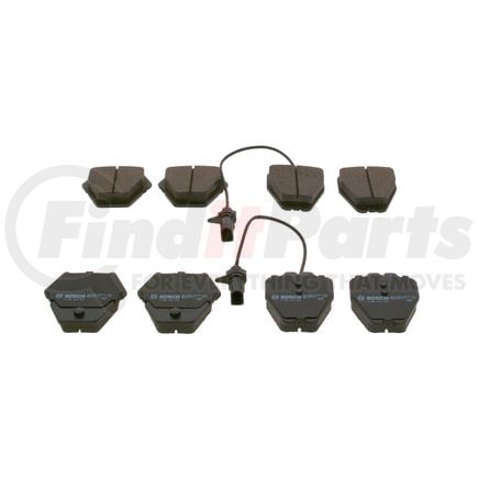 0986424690 by BOSCH - EUROLINE DISC BRAKE PAD SET