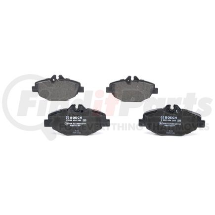 0986494285 by BOSCH - EUROLINE DISC BRAKE PAD SET
