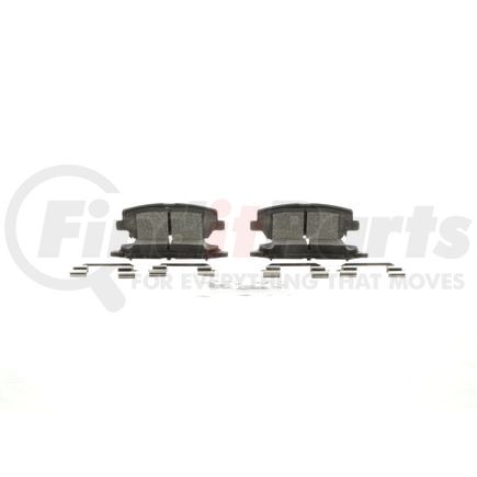 BP1810 by BOSCH - Bosch QuietCast Brake Pads