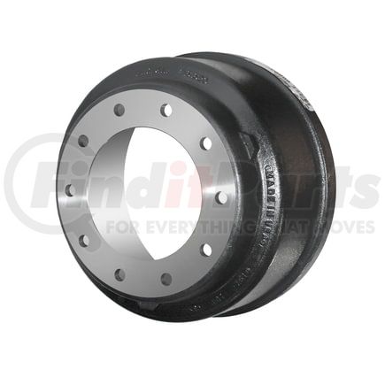 Webb 56893F Brake Drum Outboard Brake Drum with 16.5" Brake Surface, 8.78" Pilot Diameter, 10 Bolt Holes