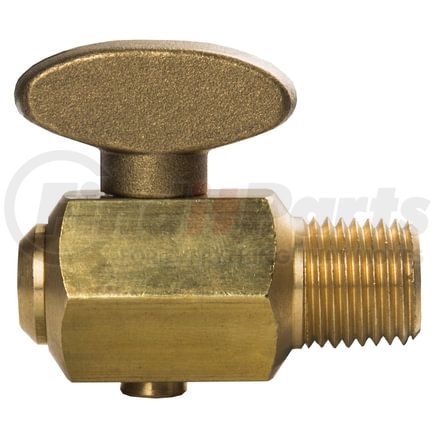 Tectran 110-R Air Brake Air Line Fitting Air Brake Air Tank Drain Cock - 1/4 in. Pipe Thread, Ground Plug