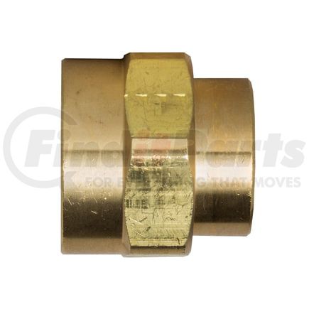Tectran 119-BA-R Air Brake Air Line Fitting Air Brake Reduction Coupling - Brass, 1/4 in. Pipe Thread A, 1/8 in. Pipe Thread