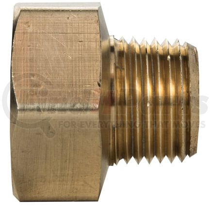 Tectran 120-BA-R Air Brake Air Line Fitting Air Brake Governor Adapter - Brass, 1/4 in. Female Pipe, 1/4 in. Male Thread