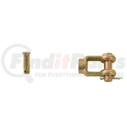 Tectran 20101010R Clevis Pin Brake Clevis - Brass, 5/8 inches-18 A, 1-1/4 inches B, Assembly