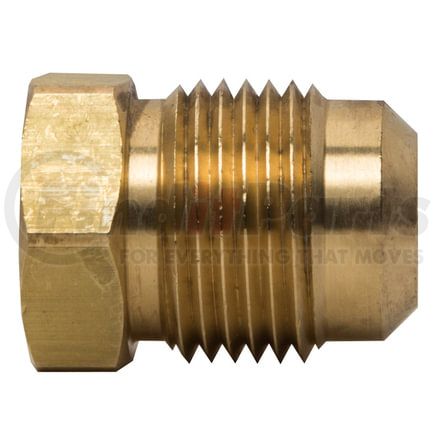 Tectran 58-6-R Air Brake Air Line Fitting Flare Fitting - Brass, 3/8 inches Tube Size, Seal Plug