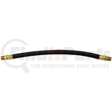 681266 by TECTRAN - 1/2 in. Air Brake Hose Assembly, 12 in. Length, with 3/8" Dual LIFESwivel Fittings