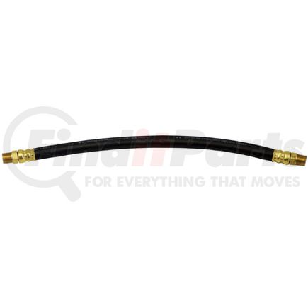 686466 by TECTRAN - 1/2 in. Air Brake Hose Assembly, 64 in. Long, with 3/8" Dual LIFESwivel End Fittings