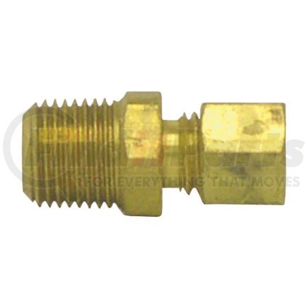 Tectran 86825X1R Air Brake Air Line Fitting Transmission Air Line Fitting - Brass, 5/32 in. Tube, 1/16 in. Thread, Male