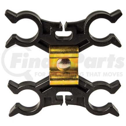940-52J by TECTRAN - Air Brake Air Line Clamp - Nylon, Four - 3/8 inches I.D Hoses