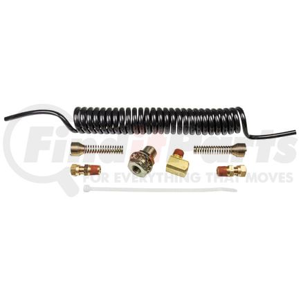 K180-R by TECTRAN - Fifth Wheel Trailer Hitch Air Line - 23 in. Long, with Spring and Fittings