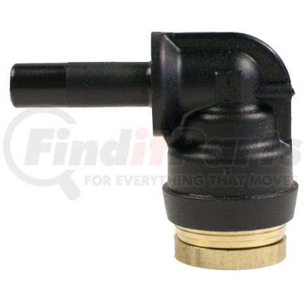 Tectran QS69-6BR Air Brake Air Line Fitting Push-On Hose Fitting - 3/8 in. Tube A, 1/4 in. Tube B, 90 degree Elbow