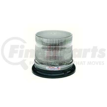 Whelen Engineering L10LCP Super-LED Beacon, SAE Class 1, Low Dome, Permanent (White)