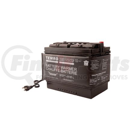 Phillips & Temro 2800071 Battery Heater with 30" Cord-Thinsulate™ Thermal Blanket, 120AC Volt, 80 Watts, (A-NEMA 5-15), Fits