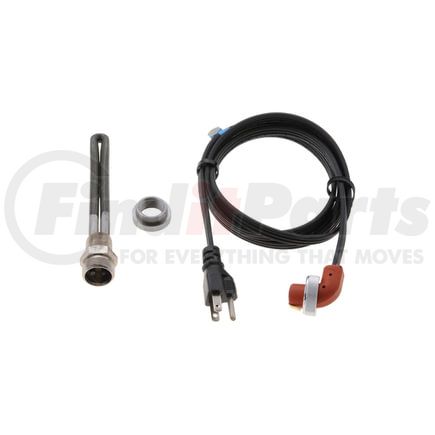 860-9624 by PHILLIPS & TEMRO - Threaded Oil Immersion Heater-with Cordset, 120V, 150 Watts, 1/2" NPT, 5" Element