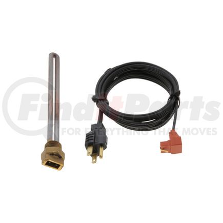2201712 by PHILLIPS & TEMRO - Stainless Threaded Immersion Heater Plug - 120V, 150 Watts, 1/2" NPT Thread, 7.75" Element