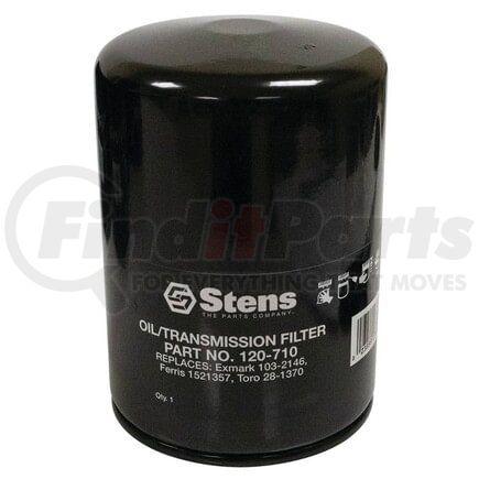 Stens 120-710 Transmission Oil Filter Transmission Oil Filter, 5 1/4in Height, 3 3/4in OD, 1in-12 Thread, 25 Micron