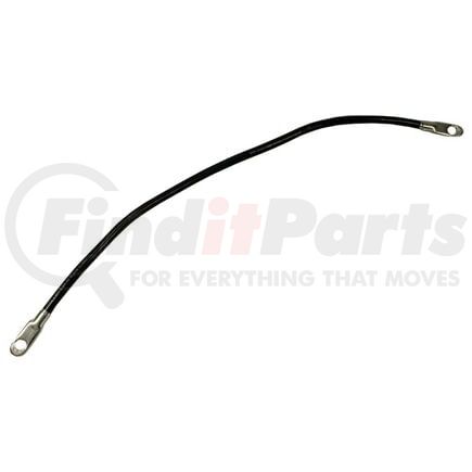 425-074 by STENS - Battery Cable, 20in Length, Black, 300V, 6 Gauge, 3/8in and 5/16in Eyelets