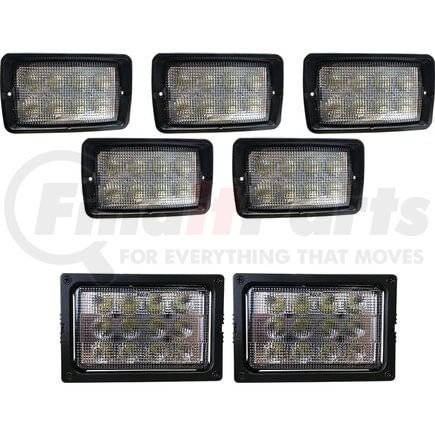 MACDONKIT-1 by STENS - 7-Piece LED Upper Cab Light Kit, 320W, 22,000 Lumens, 12V-24V, Spot/Flood Pattern