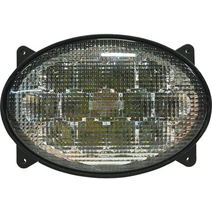 TL8520 by STENS - LED Headlight, Oval, 65 Watts, 6000 Lumens, 12/24V, Hi/Lo Beam, Flood Pattern