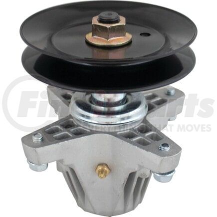 285-697 by STENS - Deck Spindle Assembly, 6 7/8in Height, with Pulley and Grease Zerk