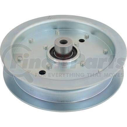 280-904 by STENS - Accessory Drive Belt Idler Pulley, Metal, Flat, 6 in. Outside Diameter