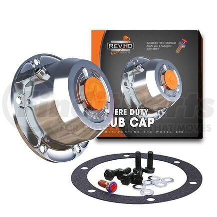RHO-T03 by REVHD - RevHD Trailer Axle Hub Cap Kit, Oil Style (4009)