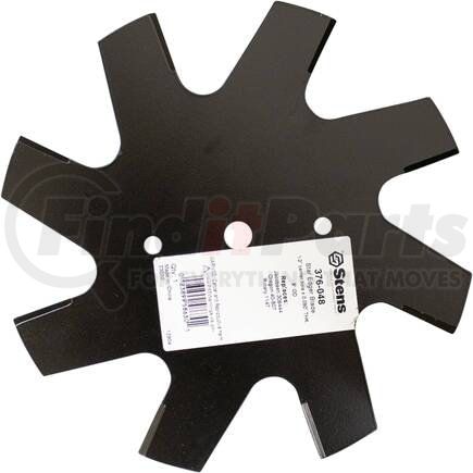 Stens 376-048 Edger Star Edge Blade, 9in OD, 8-Teeth, 1/2in Center Hole, Sharpened