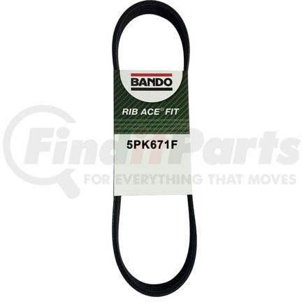 5PK671F by BANDO - USA OEM Quality FIT Serpentine Belt