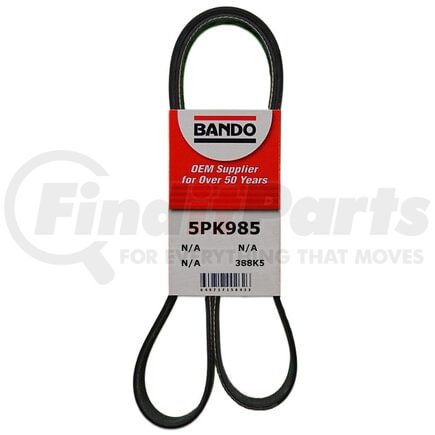 5PK985 by BANDO - USA OEM Quality Serpentine Belt