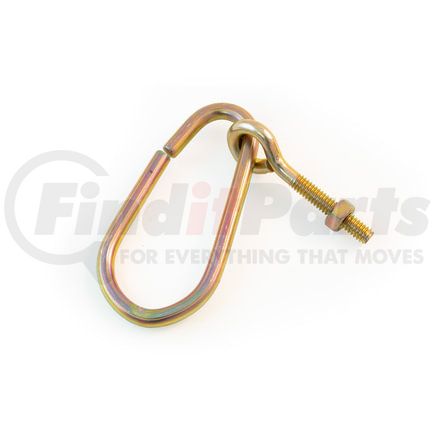 Tramec Sloan 34275 Fifth Wheel Trailer Hitch Slider Steel Ring, Yellow Dichromate with Eye Bolt