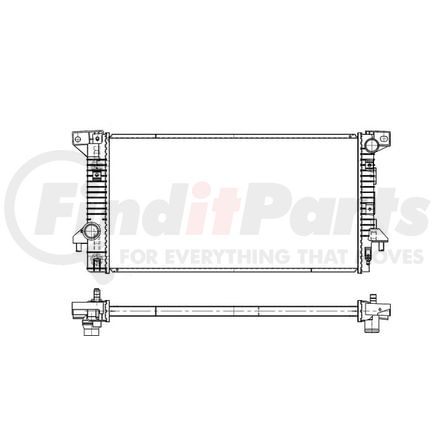 876013 by VALEO - 2007-2009 Ford Expedition Radiator