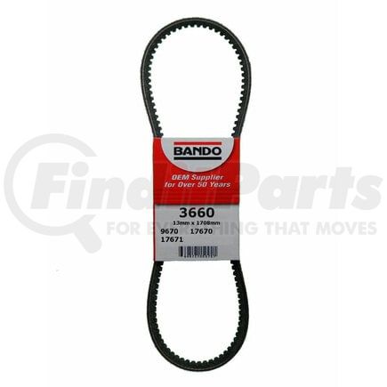 3660 by BANDO - USA Precision Engineered V-Belt