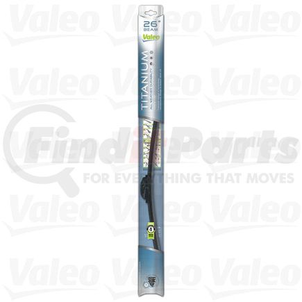 Valeo 604487 Wiper Blade 26" Beam Titanium Wiper Blade
