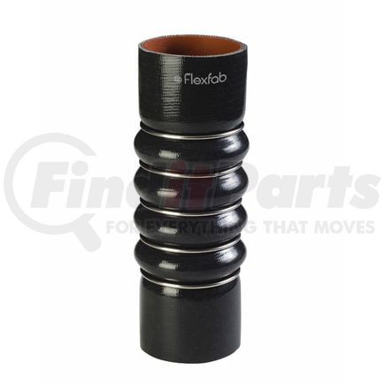 Flexfab 7967 Coolant Hose 8.5 in. Black 3-Ply Silicone Coolant Bellow, 2.5" ID x 2.82" OD, 150 PSI Burst Pressure