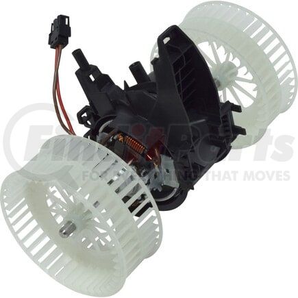 BM4075C by UNIVERSAL AIR CONDITIONER (UAC) - HVAC Blower Motor -- Double Shaft Blower Motor W/ Wheel