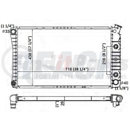 41-568 by REACH COOLING - Radiator