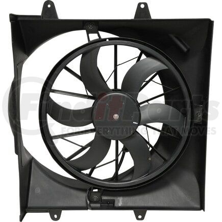 Universal Air Conditioner (UAC) FA50253C Engine Cooling Fan Assembly Engine Cooling Fan Assembly -- Radiator Fan