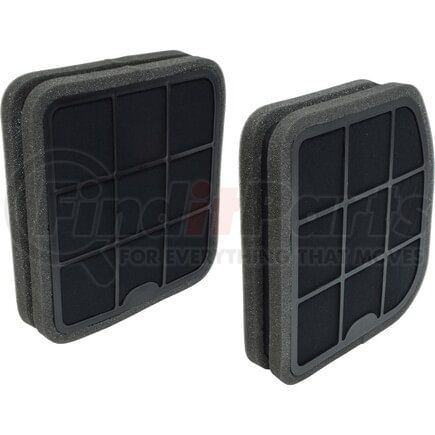 FI1290C by UNIVERSAL AIR CONDITIONER (UAC) - Cabin Air Filter -- Charcoal Cabin Air Filter