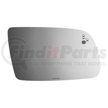 Burco 4445BC Door Mirror Glass LINCOLN MKT LH FLAT BLDSP