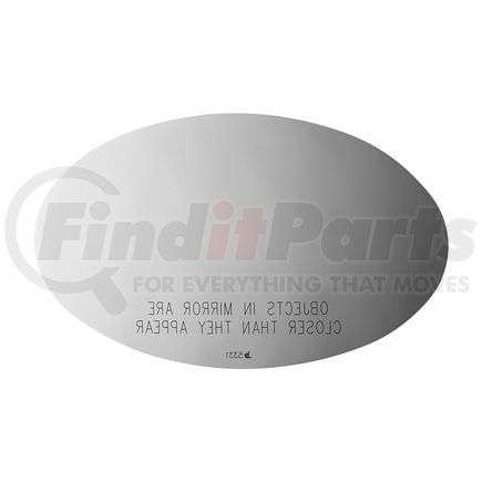 Burco 5331 Door Mirror Glass MINI COOPER RH CONVEX