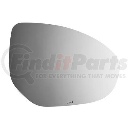 Burco 4372 Door Mirror Glass MAZDA 2/3 LH FLAT