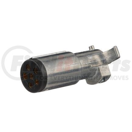 6P100V by POLLAK - 6 POLE ROUND PLUG W/O CABLEGUARD