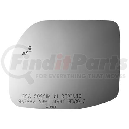 Burco 5840BC Door Mirror Glass FORD BRONCO SPORT RH CONV
