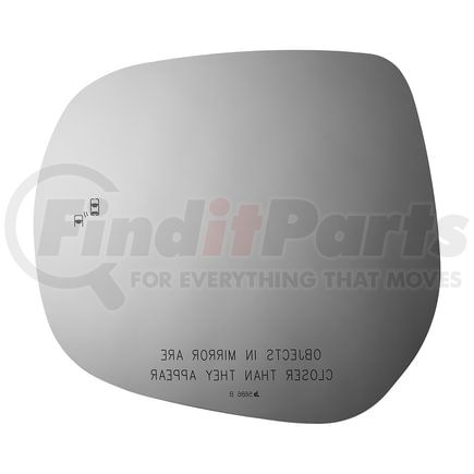 Burco 5686B Door Mirror Glass TOYOTA LAND CRUISER RH CO