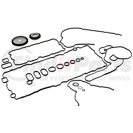 Elring 976.721 Engine Conversion Gasket Set Gasket Kit, Crankcase